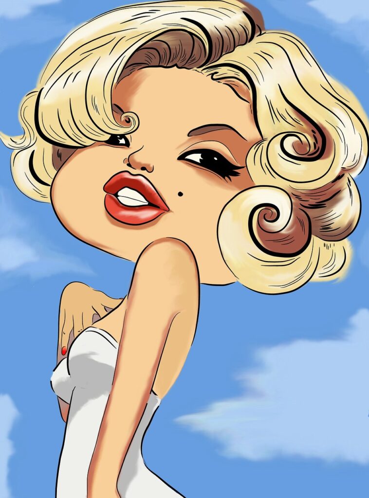 marilyn monroe, cartoon, graphic, comic, funny, girl, drawing, marilyn monroe, cartoon, cartoon, cartoon, cartoon, cartoon